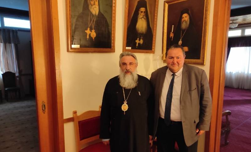 Με τον Αρχιεπίσκοπο Κρήτης συναντήθηκε ο Αριστομένης Ι. Συγγελάκης