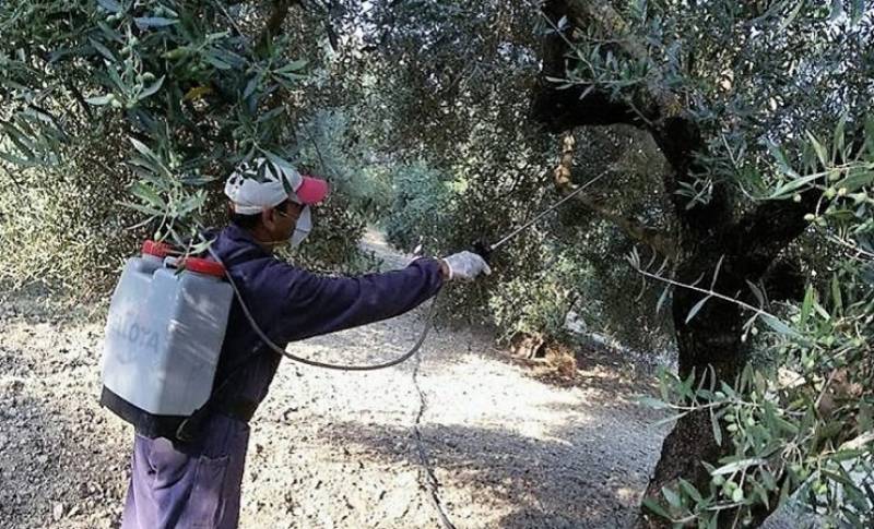 Συνεχίζονται οι δολωματικοί ψεκασμοί στο Δ. Μινώα Πεδιάδας