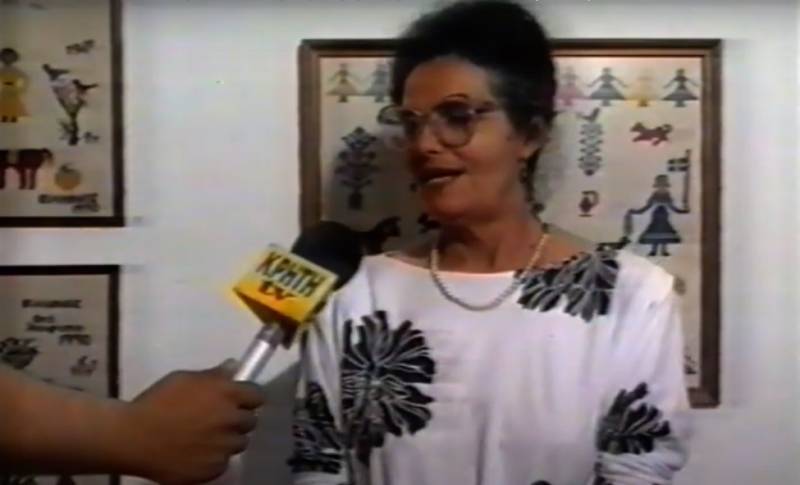 1991: Η υφαντική παράδοση της Βιάννου στην τηλεόραση (video)