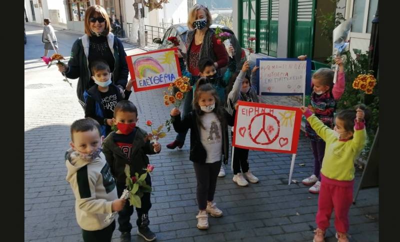 Βιάννος: Τίμησαν την επέτειο οι μικροί μαθητές